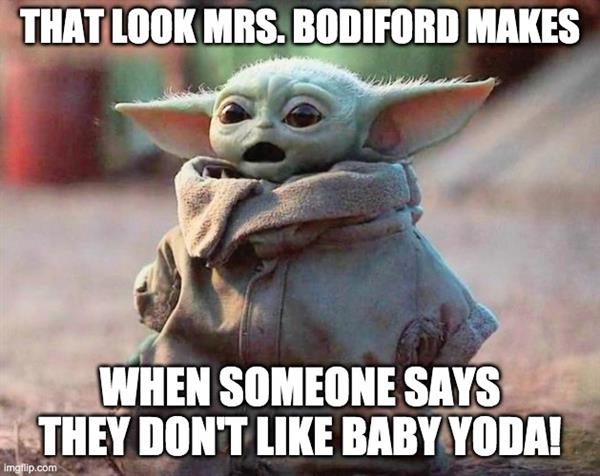 Baby Yoda Your Welcome